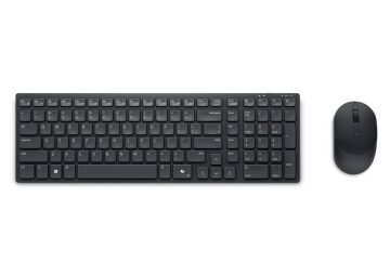 Dell Pro KM555 Kompakt Sessiz Kablosuz Set Siyah