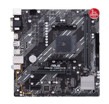 Asus Prime A520M-E/Csm AM4 Ryzen Vga Dvi Hdmi DDR4