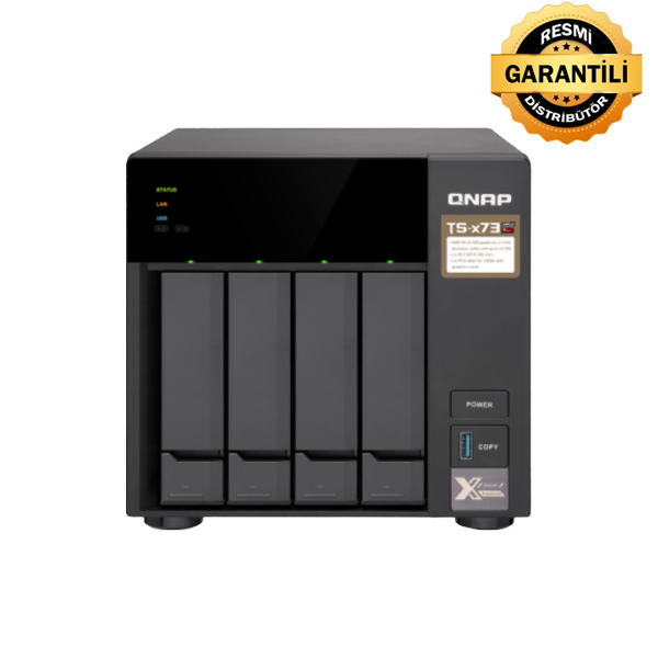 QNAP TS-473A 8G NAS Depolama Ünitesi (Resmi Distribütör Garantili)