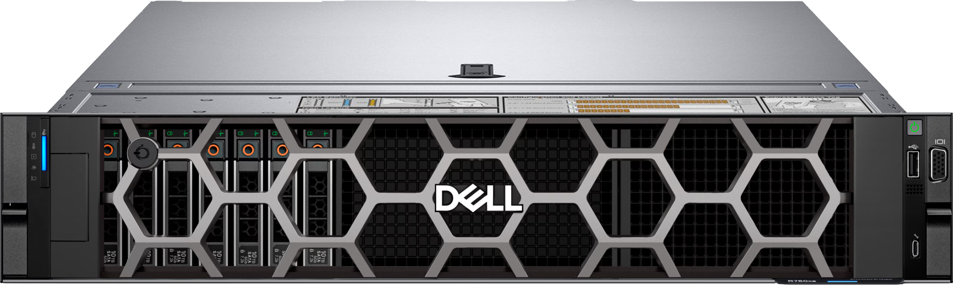 DELL Srv R760xs 1*Xeon Silver 4510 (12C/2.4Ghz) 64GB DDR5 3x960GB SAMSUNG ENTERPRISE SSD (8x2.5'') PERC H755 2x1GbE iDRAC9 Ent. 2x700W PSU 2U Rack