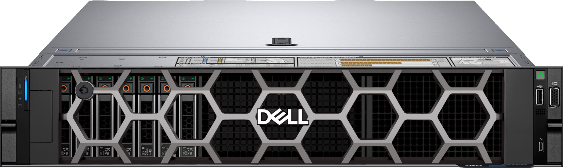 DELL Srv R760xs 1*Xeon Silver 4514Y (16C/2.0Ghz) 64GB DDR5 2x480GB DELL SATA SSD + 4x12TB DELL SAS 7.2K (12x3.5'') PERC H755 2x1GbE iDRAC9 Ent. 2x700W PSU 2U Rack