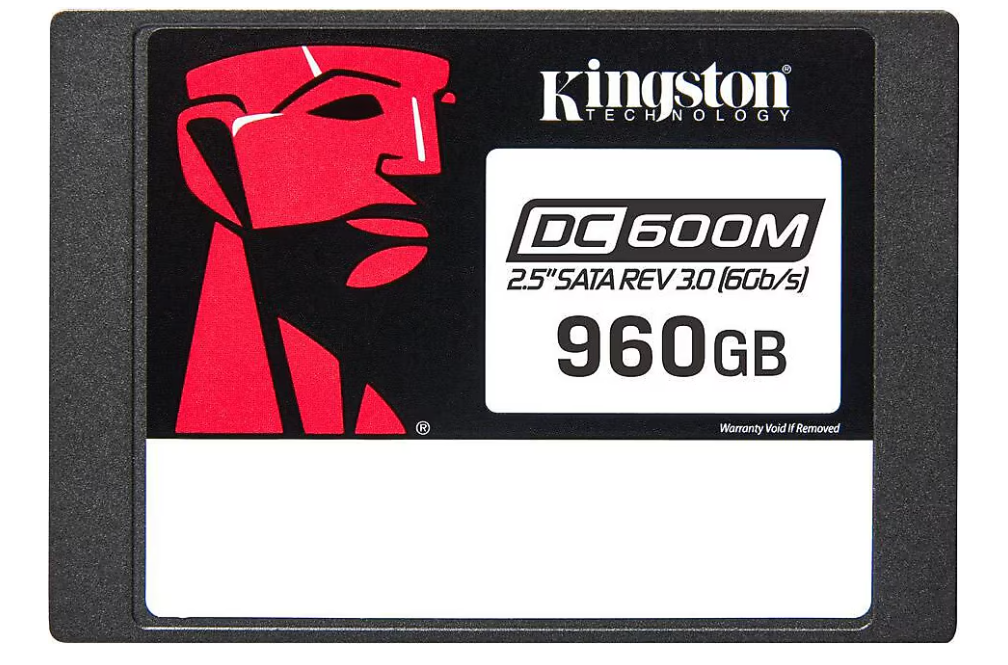KINGSTON 960GB DC600M Enterprise Sunucu SSD + KIZAK